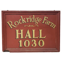 Rockridge Farm Trade Sign
