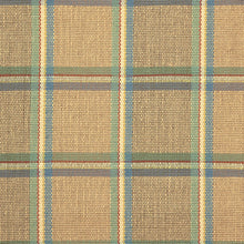 Amagansett #217-C is a versatile windowpane plaid of blue, green, cream, and rust stripes on a sandy background. With hints of blue, green and red and the neutral background, Amagansett coordinates with almost any color palette and is available in runners and area rug sizes up to 9 feet x 12 feet.