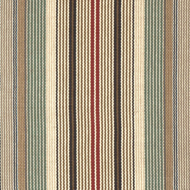 Ardmore #558-A is a bold vertical stripe design featuring tan, burgundy, green, blue and black. This rug is a focal point for any room, or a statement piece on stairs. Available in 27 inches wide, 4 feet wide and 6 feet wide.