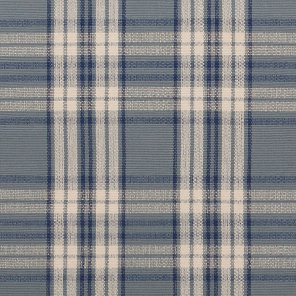 Kentwood #556 is a traditional blue plaid design featuring a medium blue background with cream and navy stripes. Beautiful in a beach or coastal home, or add a bit of country to your kitchen with a runner.