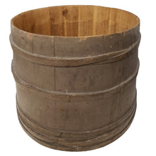 Painted Wood Firkin with Lid