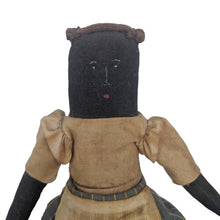 Vintage Cloth Black Doll