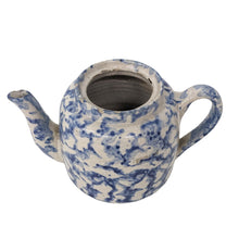 Spongeware Tea Pot
