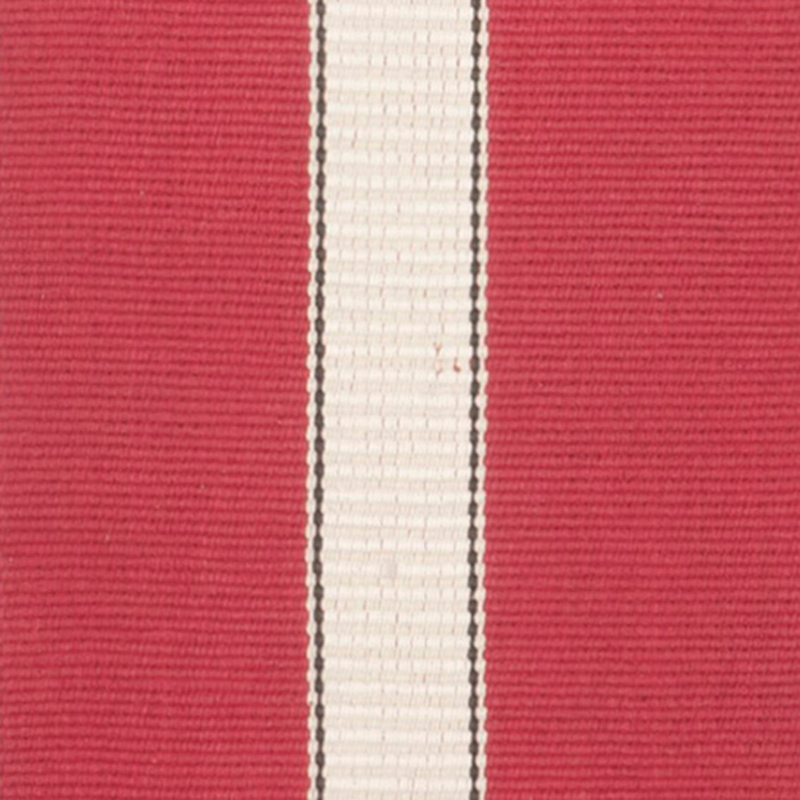Pennsylvania Bars #21-A features a natural stripe on red background. Runners include one wide stripe on each side of the rug, while area rug sizes include two stripes per side. This very traditional design is a classic that never goes out of style.